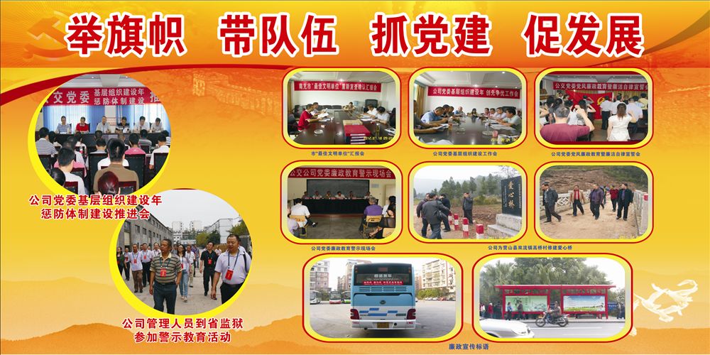 舉旗幟 帶隊伍 抓黨建 促發(fā)展